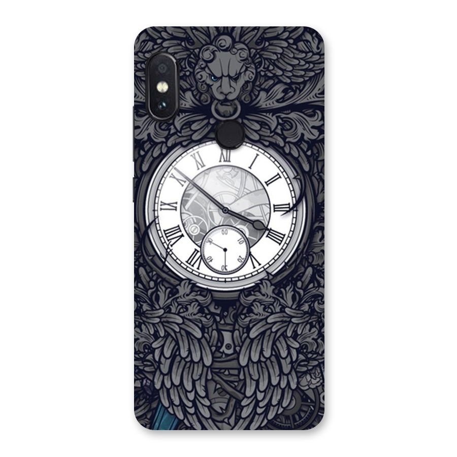 Wall Clock Back Case for Redmi Note 5 Pro