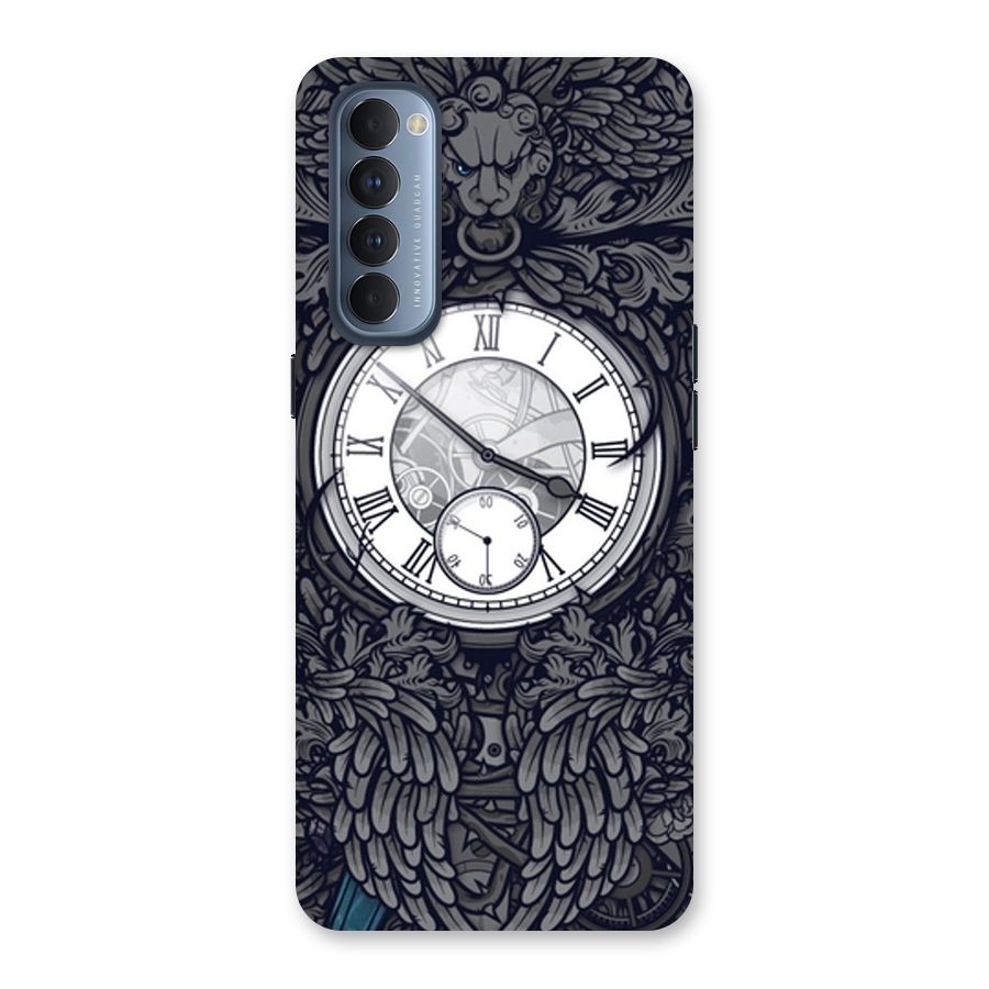 Wall Clock Back Case for Reno4 Pro