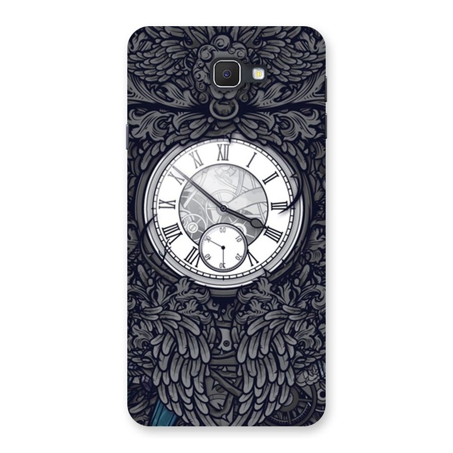 Wall Clock Back Case for Samsung Galaxy J7 Prime