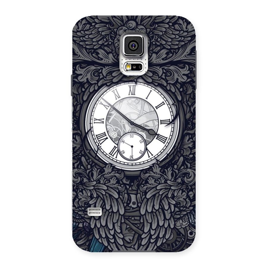 Wall Clock Back Case for Samsung Galaxy S5
