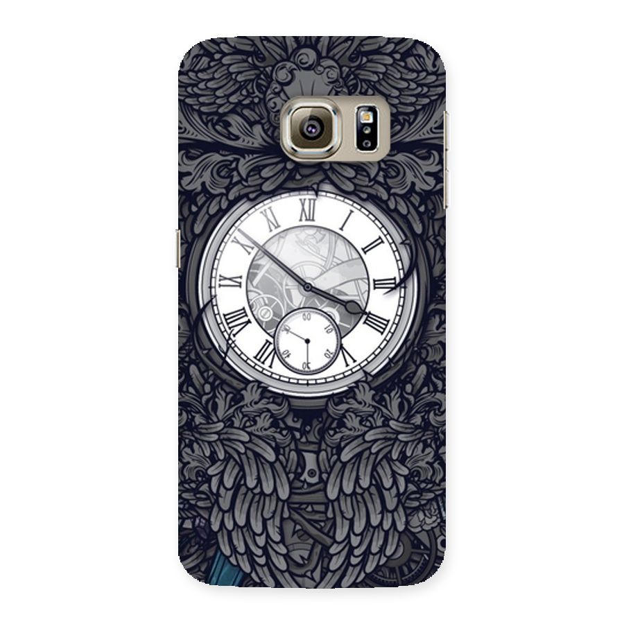 Wall Clock Back Case for Samsung Galaxy S6 Edge