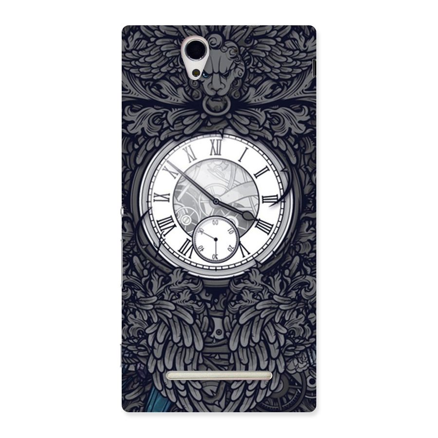 Wall Clock Back Case for Sony Xperia C3