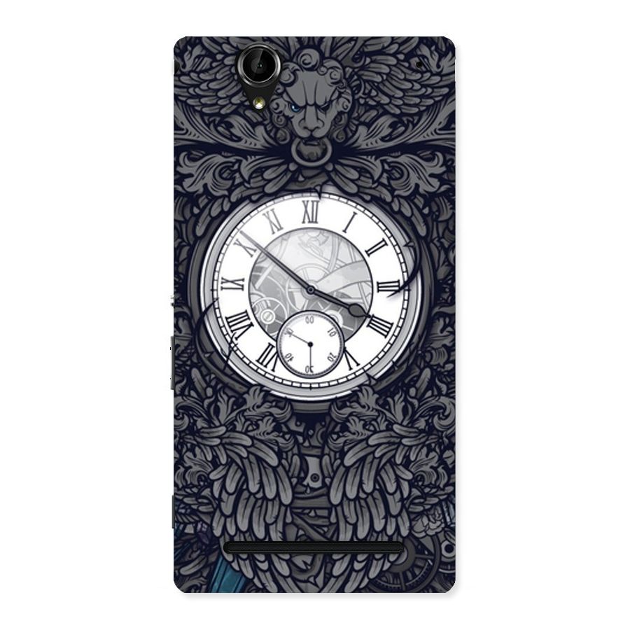 Wall Clock Back Case for Sony Xperia T2