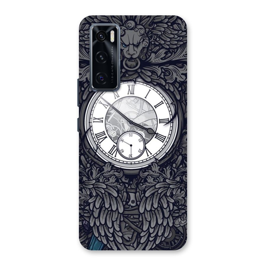 Wall Clock Back Case for Vivo V20 SE