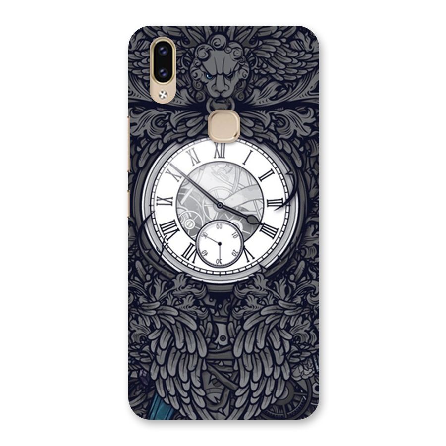Wall Clock Back Case for Vivo V9 Youth