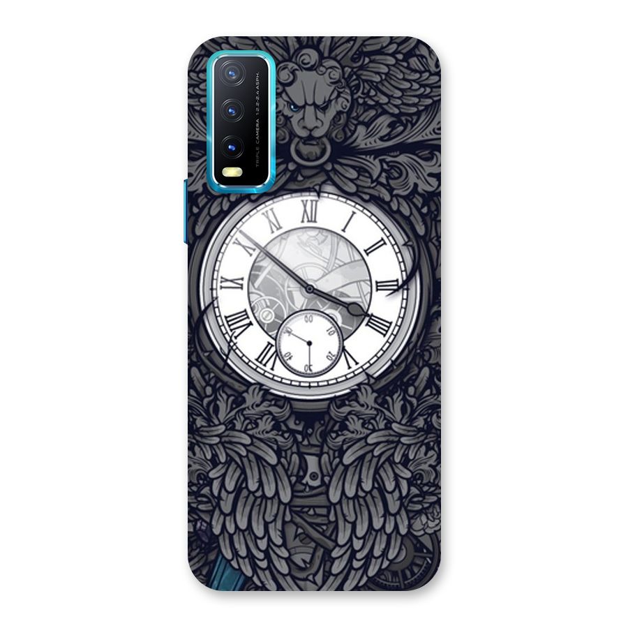 Wall Clock Back Case for Vivo Y20A