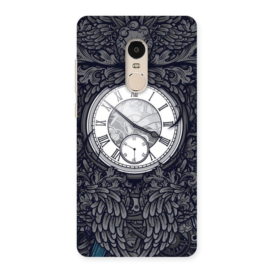Wall Clock Back Case for Xiaomi Redmi Note 4