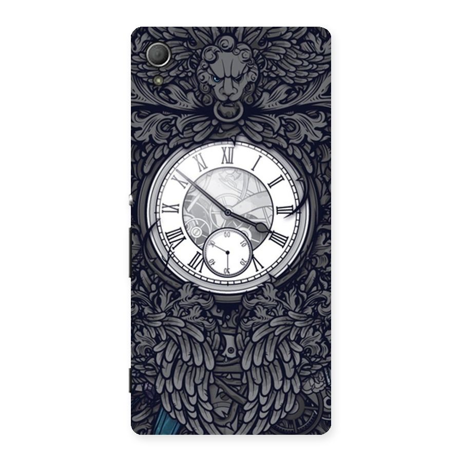 Wall Clock Back Case for Xperia Z3 Plus