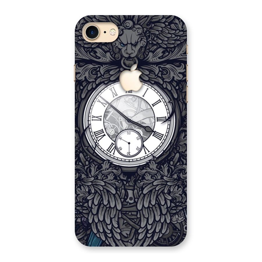 Wall Clock Back Case for iPhone 7 Apple Cut
