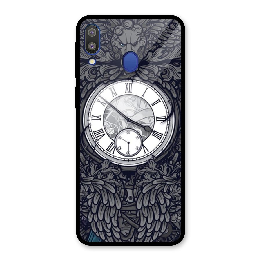 Wall Clock Glass Back Case for Galaxy M20