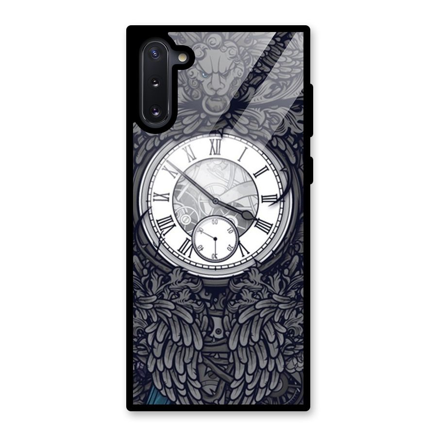Wall Clock Glass Back Case for Galaxy Note 10