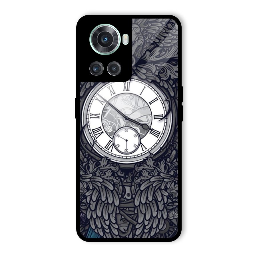 Wall Clock Glass Back Case for OnePlus 10R