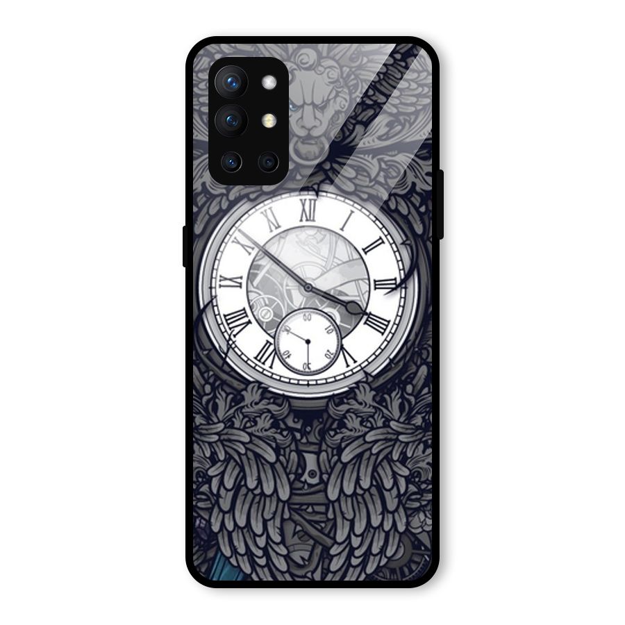 Wall Clock Glass Back Case for OnePlus 9R