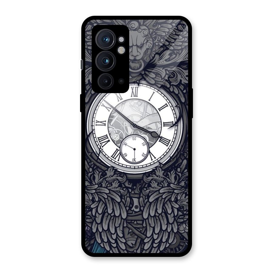 Wall Clock Glass Back Case for OnePlus 9RT 5G