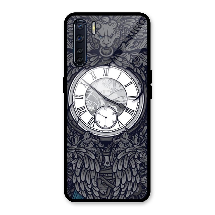 Wall Clock Glass Back Case for Oppo F15