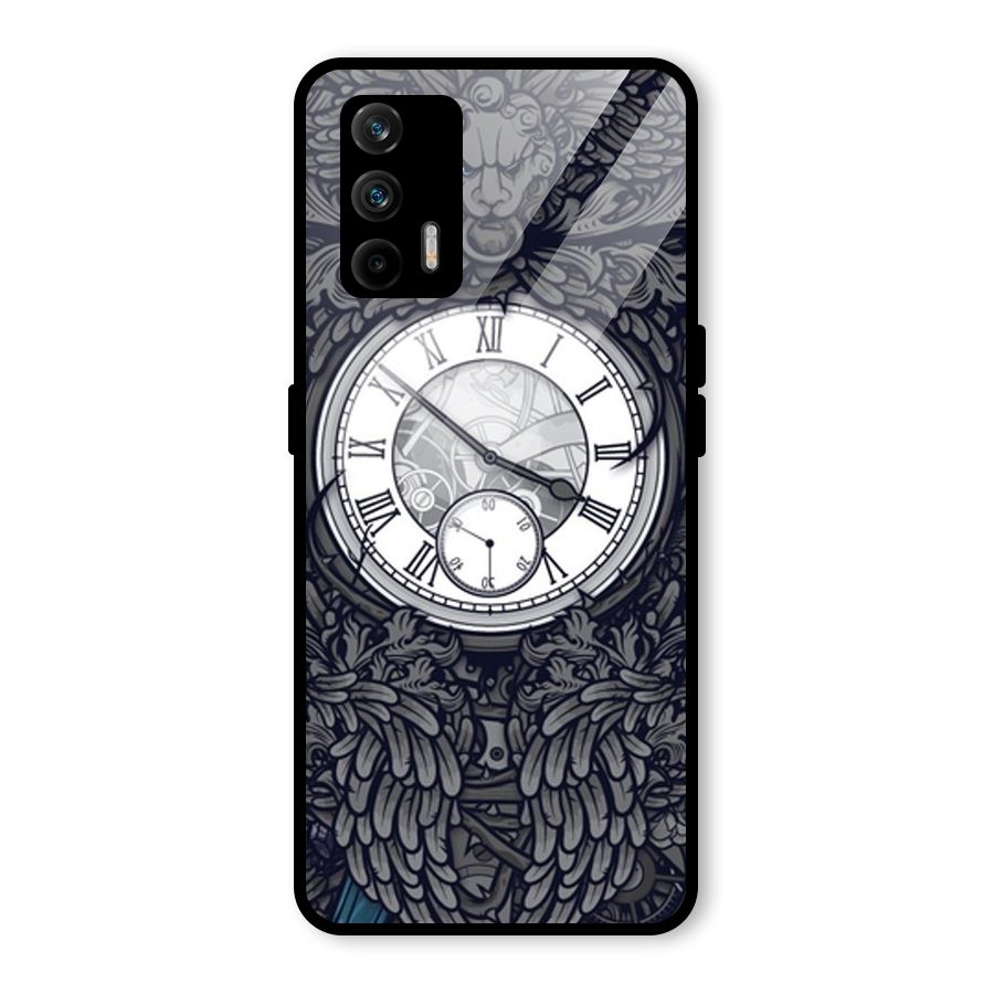 Wall Clock Glass Back Case for Realme GT 5G