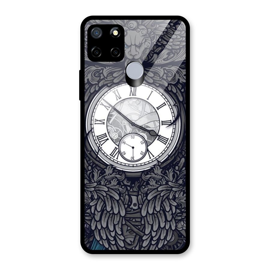 Wall Clock Glass Back Case for Realme Narzo 20