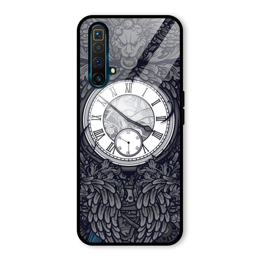 Wall Clock Glass Back Case for Realme X3