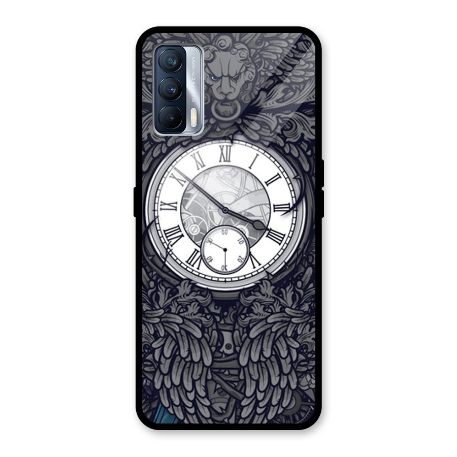 Wall Clock Glass Back Case for Realme X7