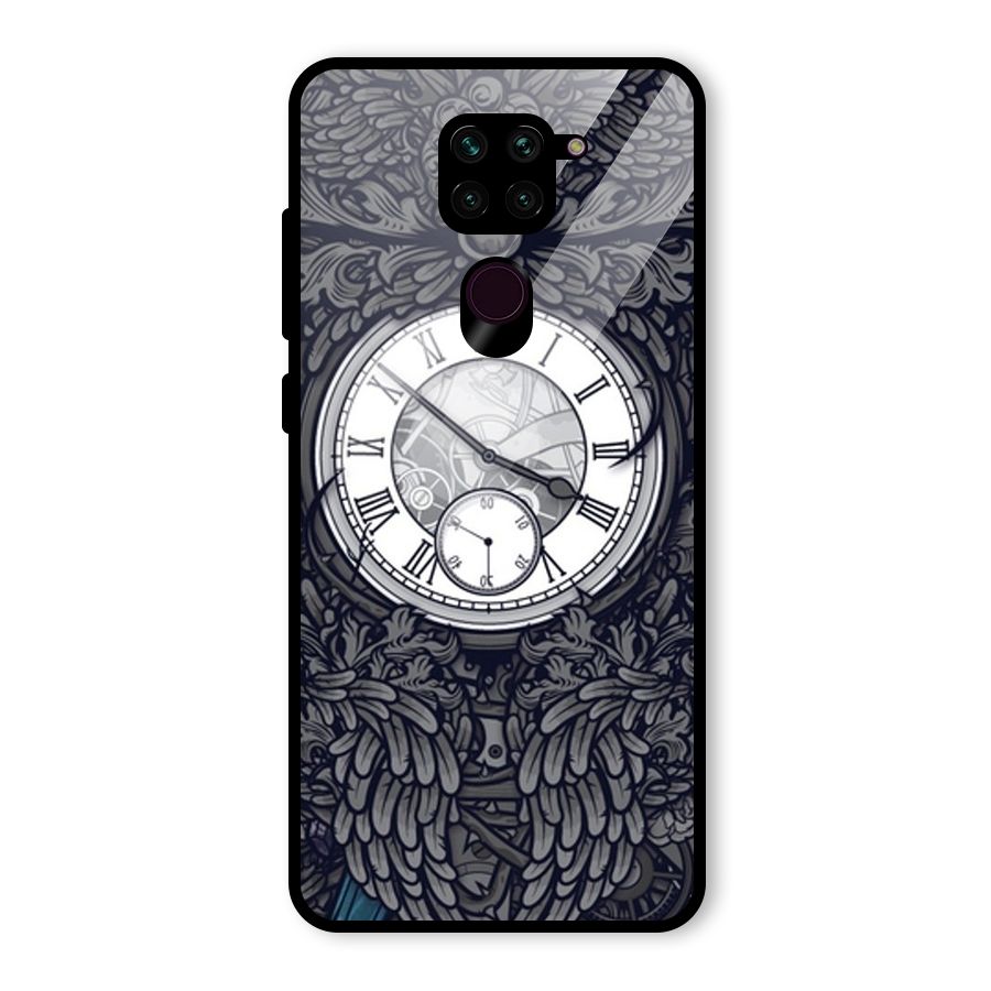Wall Clock Glass Back Case for Redmi Note 9