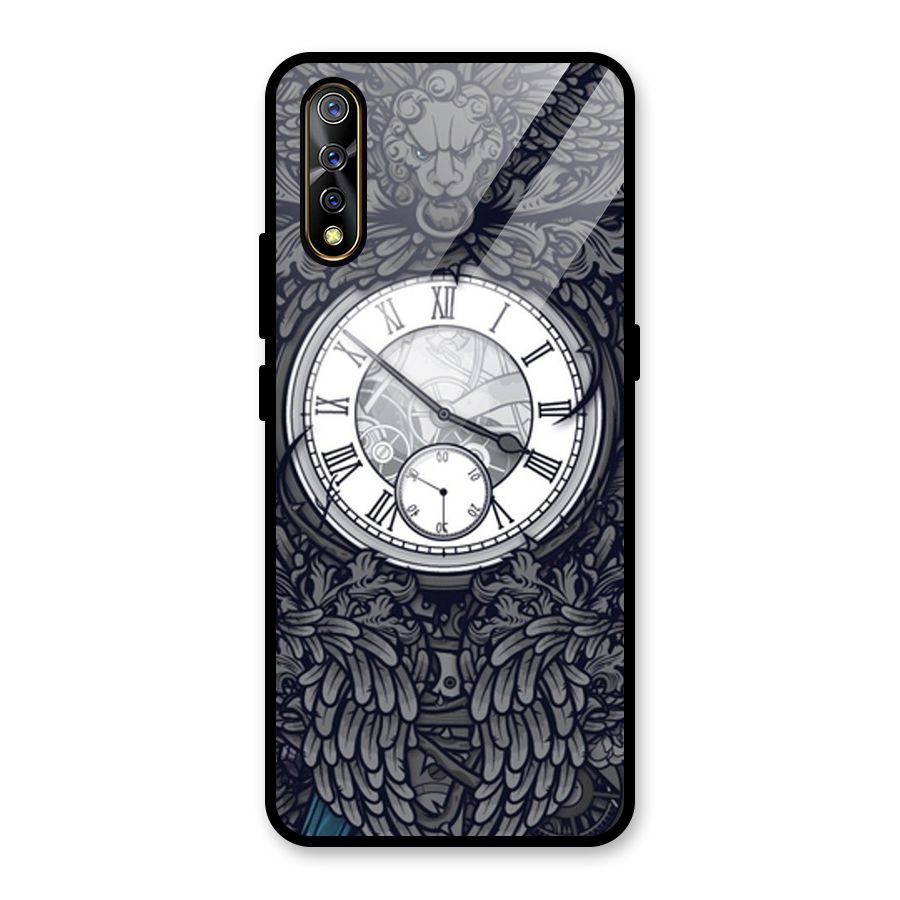 Wall Clock Glass Back Case for Vivo S1