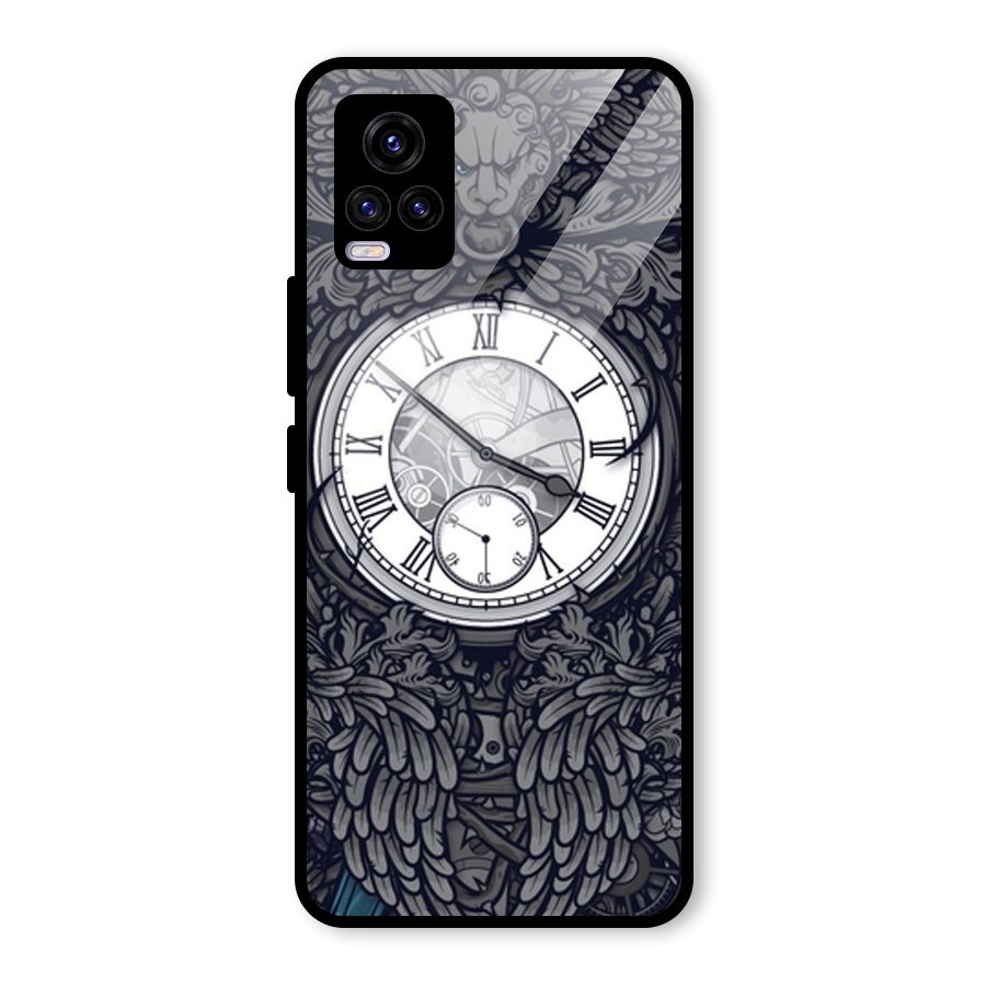 Wall Clock Glass Back Case for Vivo V20