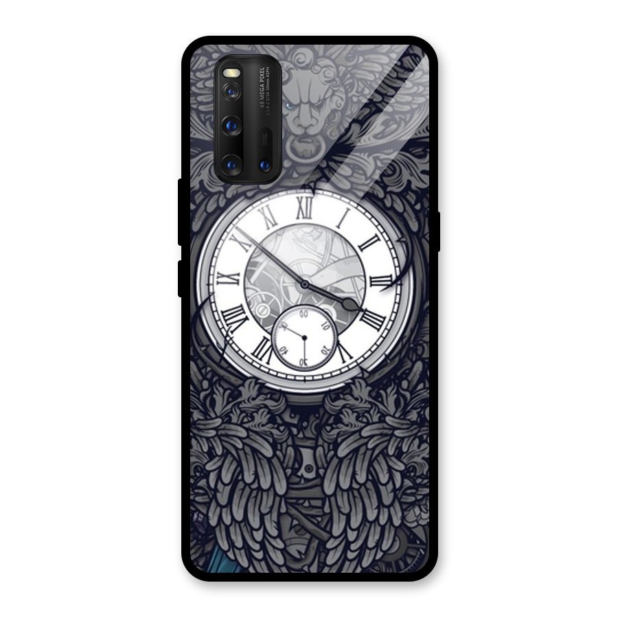Wall Clock Glass Back Case for Vivo iQOO 3