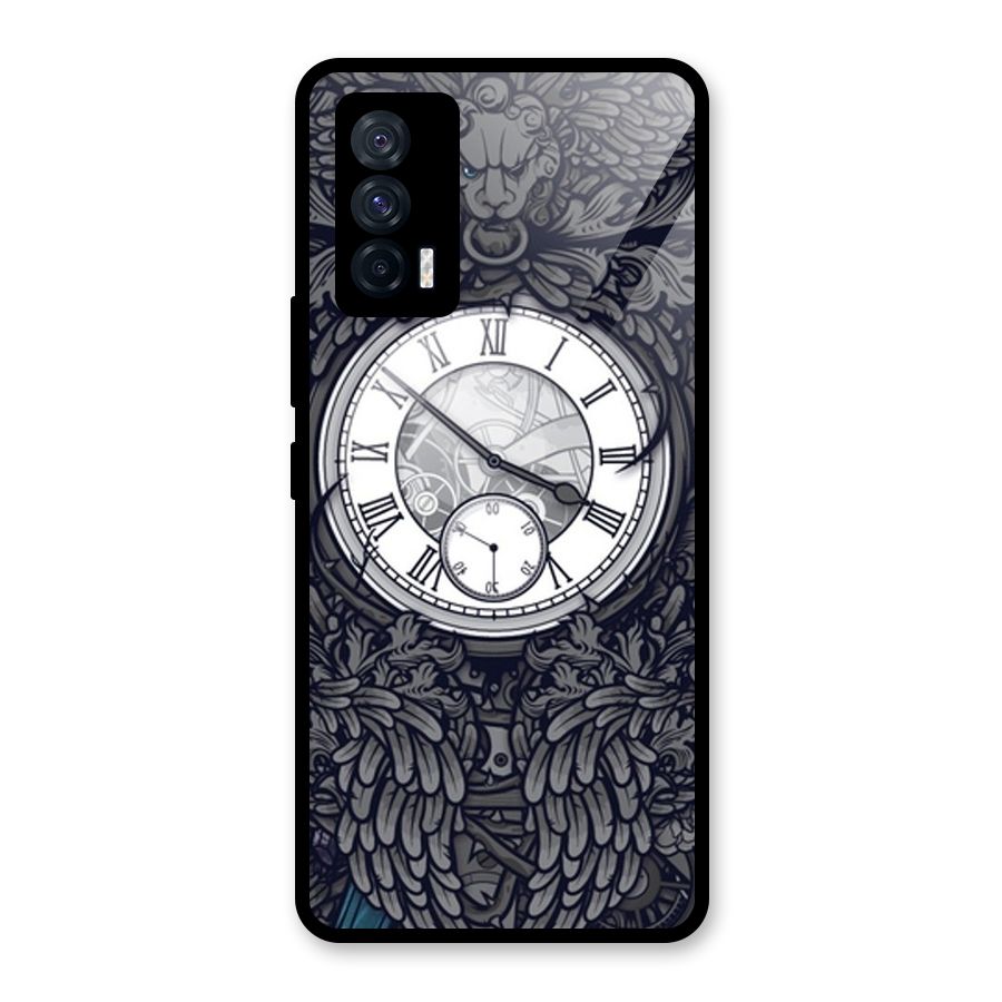 Wall Clock Glass Back Case for Vivo iQOO 7 5G