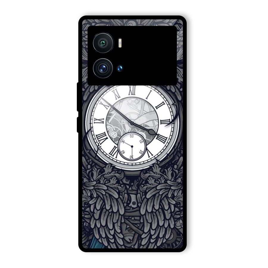 Wall Clock Glass Back Case for Vivo iQOO 9 Pro