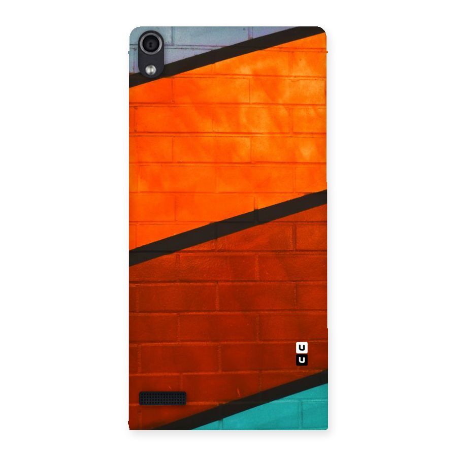Wall Diagonal Stripes Back Case for Ascend P6