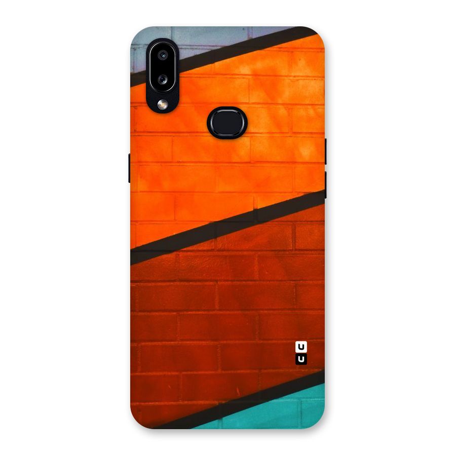 Wall Diagonal Stripes Back Case for Galaxy A10s
