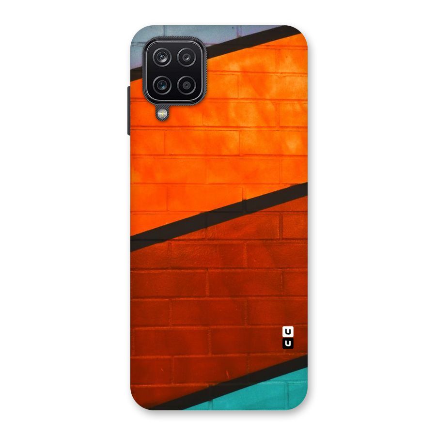 Wall Diagonal Stripes Back Case for Galaxy A12