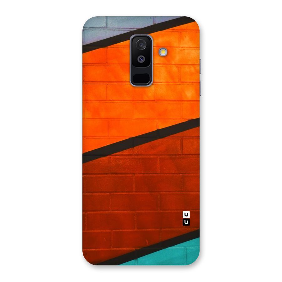Wall Diagonal Stripes Back Case for Galaxy A6 Plus