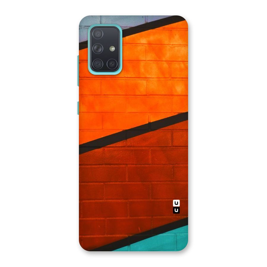 Wall Diagonal Stripes Back Case for Galaxy A71