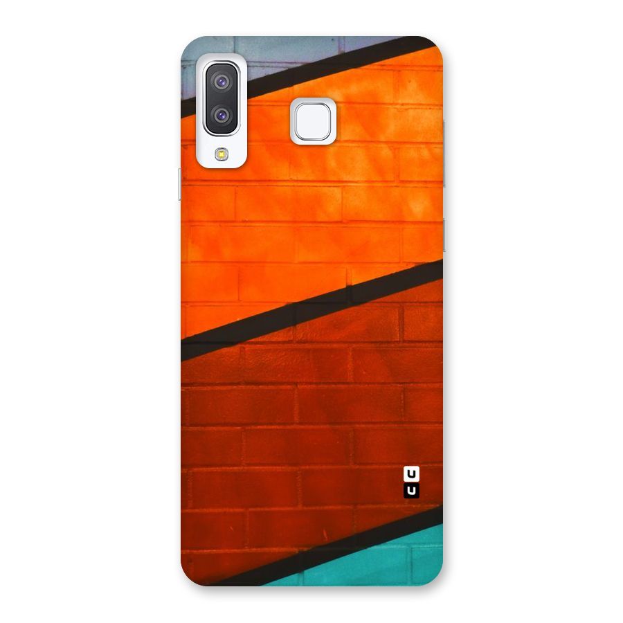 Wall Diagonal Stripes Back Case for Galaxy A8 Star