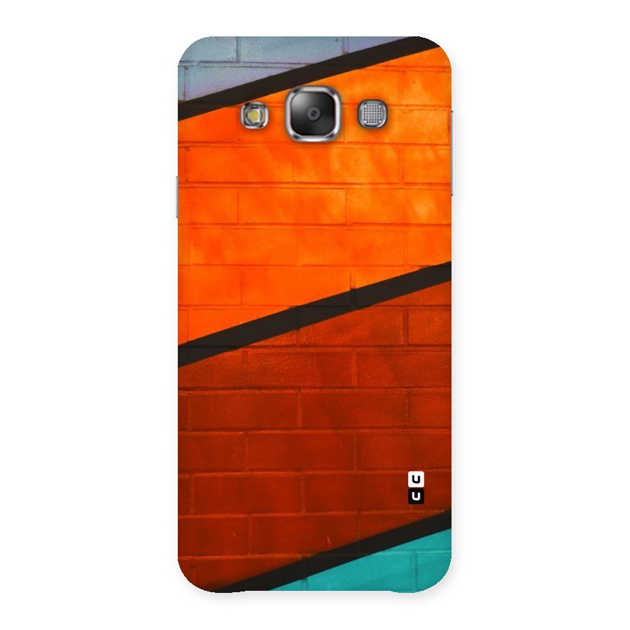 Wall Diagonal Stripes Back Case for Galaxy E7