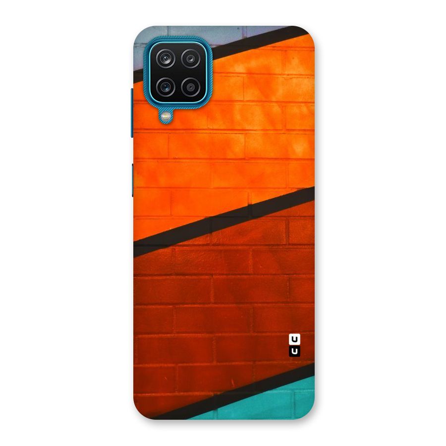 Wall Diagonal Stripes Back Case for Galaxy F12