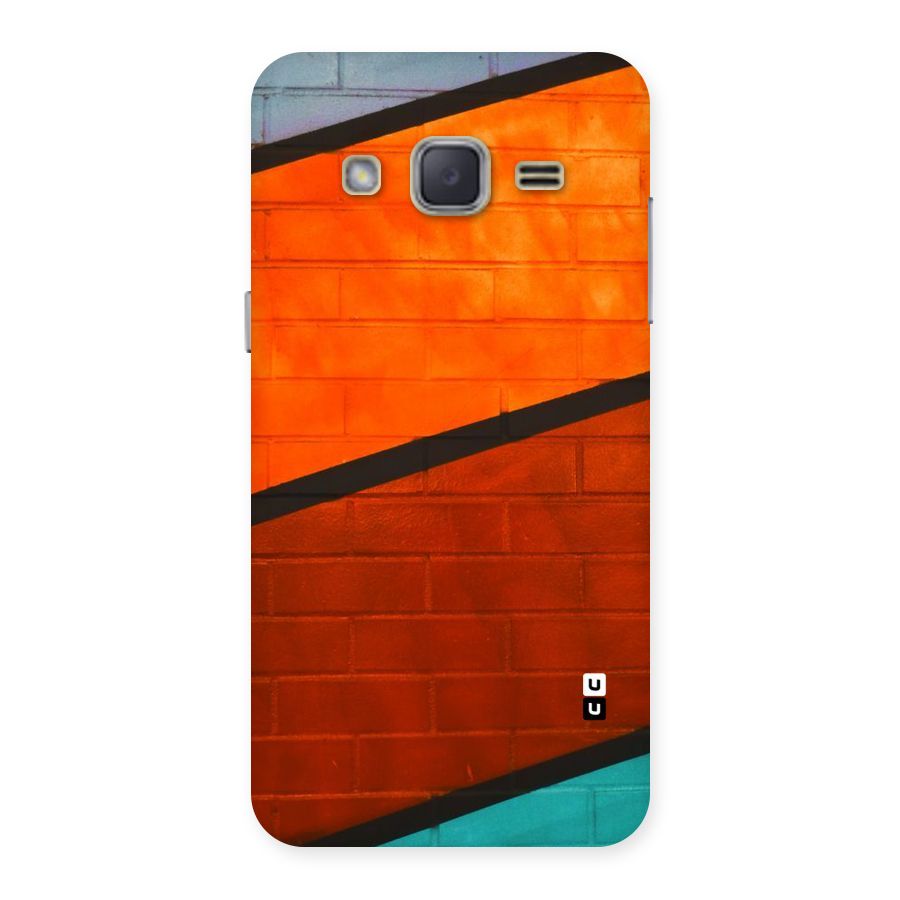 Wall Diagonal Stripes Back Case for Galaxy J2