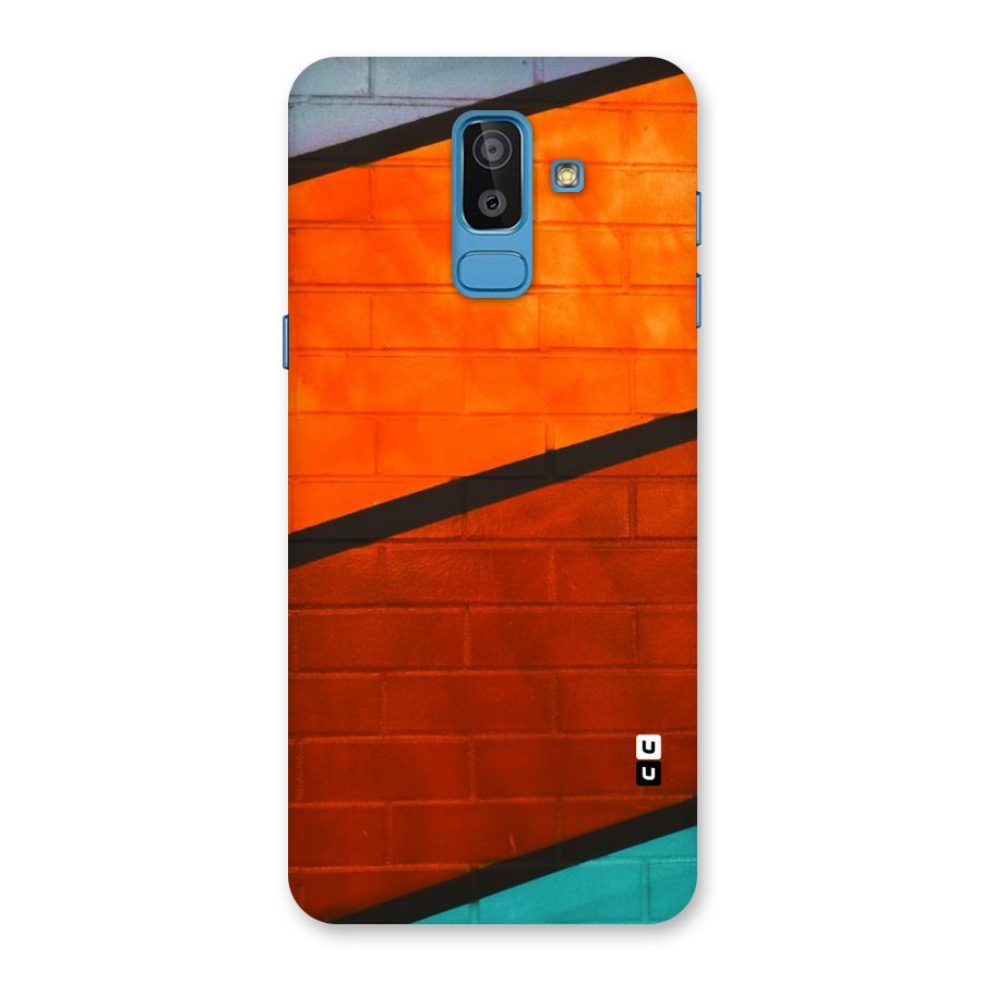 Wall Diagonal Stripes Back Case for Galaxy J8