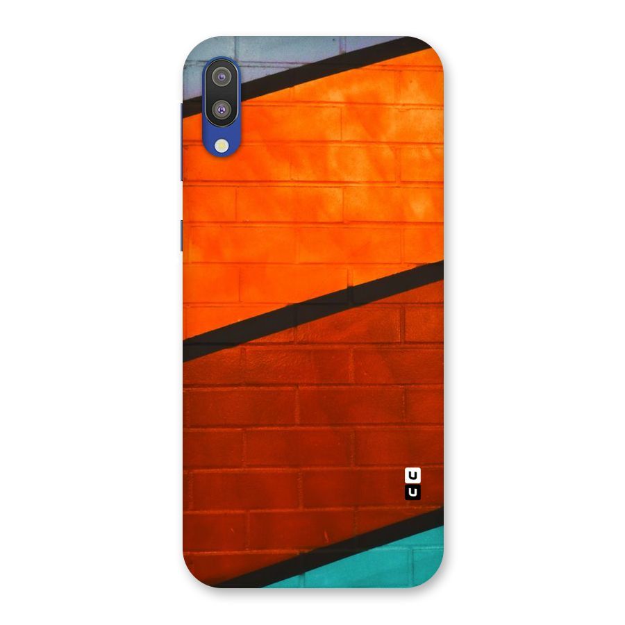 Wall Diagonal Stripes Back Case for Galaxy M10