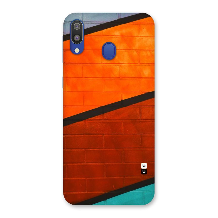 Wall Diagonal Stripes Back Case for Galaxy M20