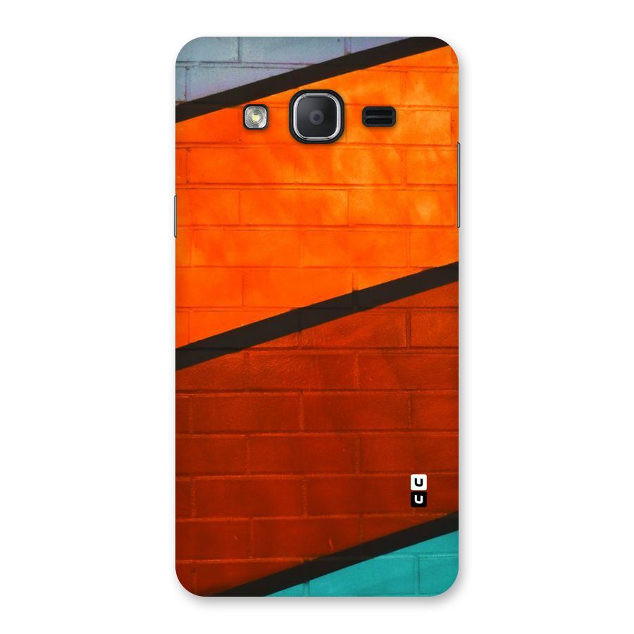Wall Diagonal Stripes Back Case for Galaxy On7 2015