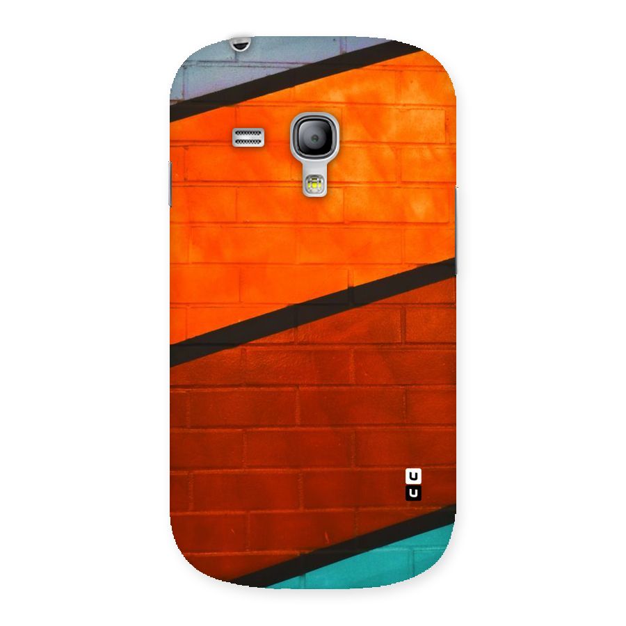 Wall Diagonal Stripes Back Case for Galaxy S3 Mini
