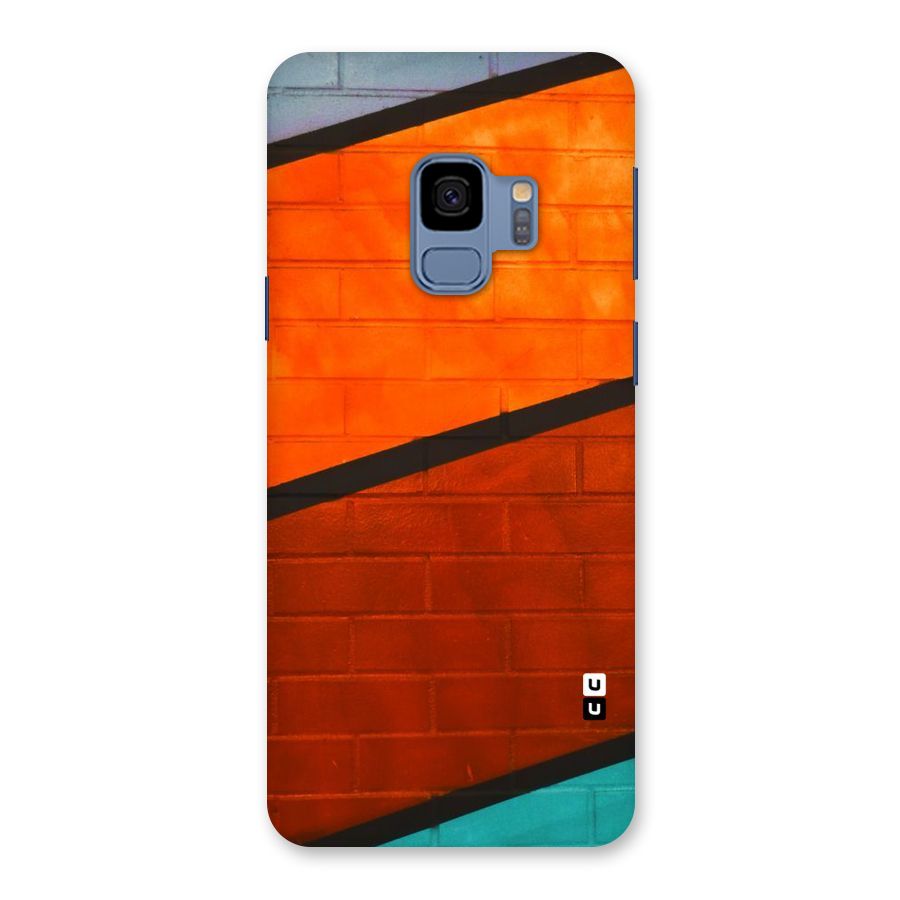 Wall Diagonal Stripes Back Case for Galaxy S9