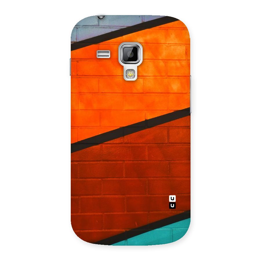 Wall Diagonal Stripes Back Case for Galaxy S Duos