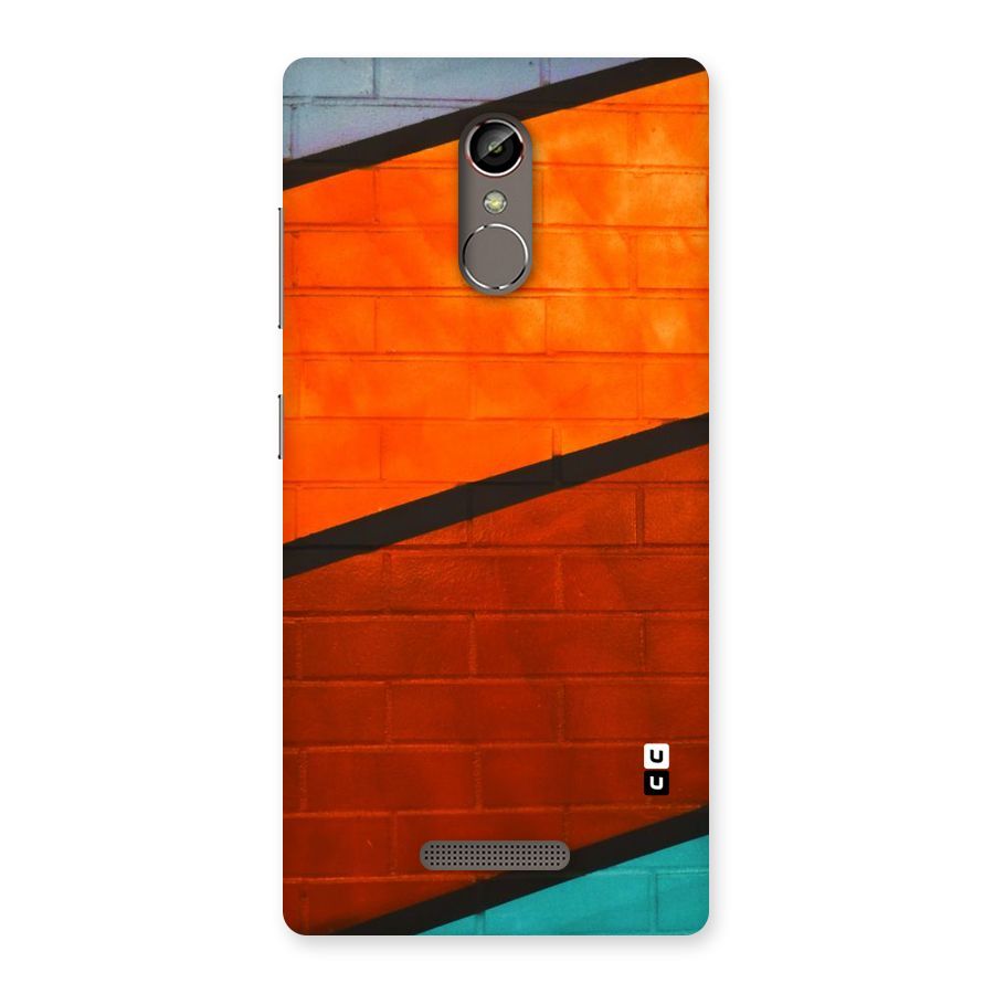 Wall Diagonal Stripes Back Case for Gionee S6s