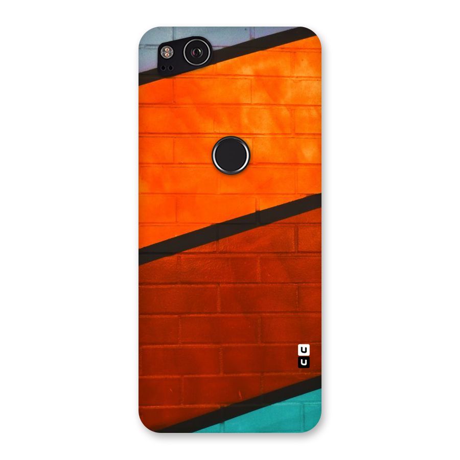 Wall Diagonal Stripes Back Case for Google Pixel 2