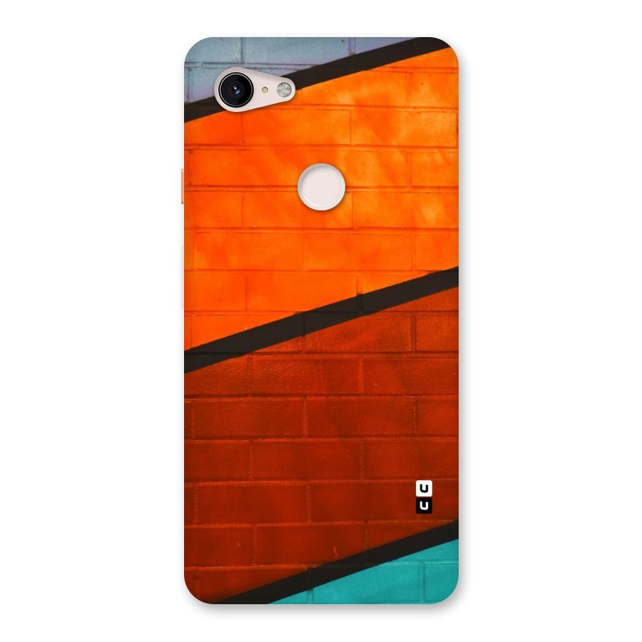 Wall Diagonal Stripes Back Case for Google Pixel 3 XL