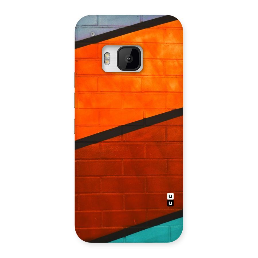 Wall Diagonal Stripes Back Case for HTC One M9