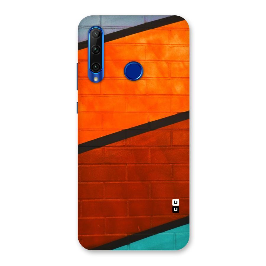 Wall Diagonal Stripes Back Case for Honor 20i